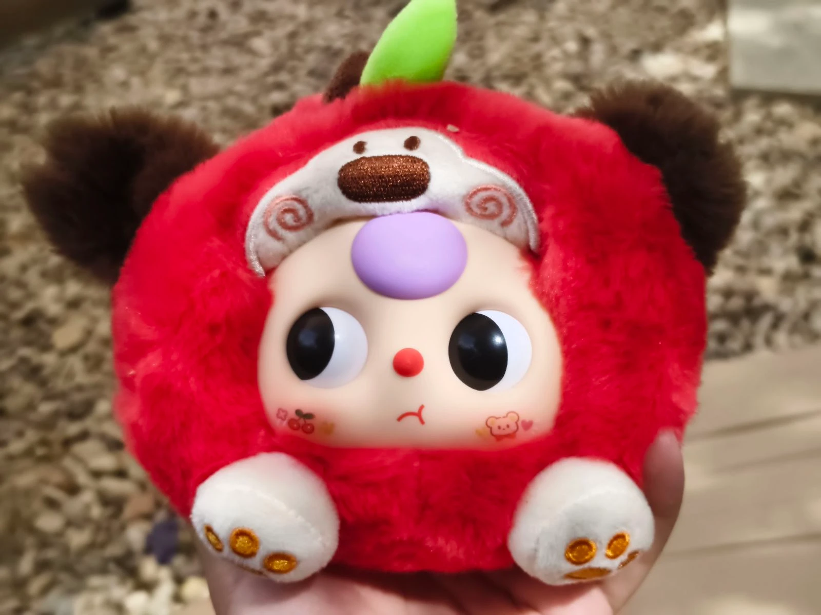 Peluche Baby Three friut happy ghost